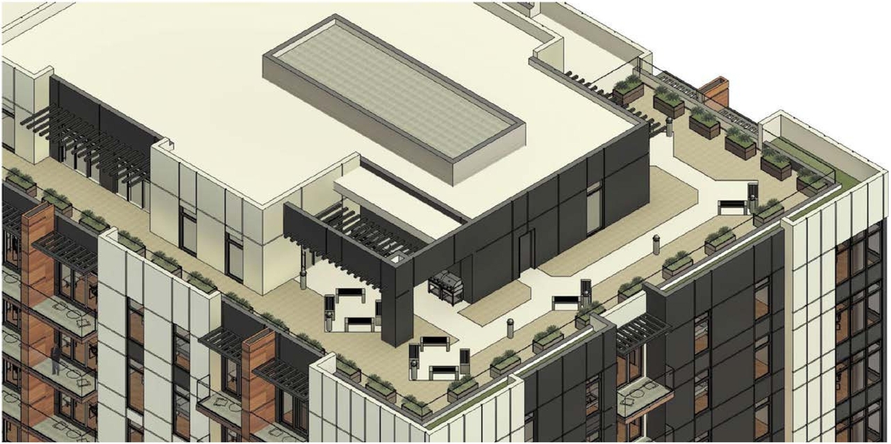 Rendering of building from page 25 of the file '2024-07-24 - Urban Design Brief - D07-12-24-0066'
