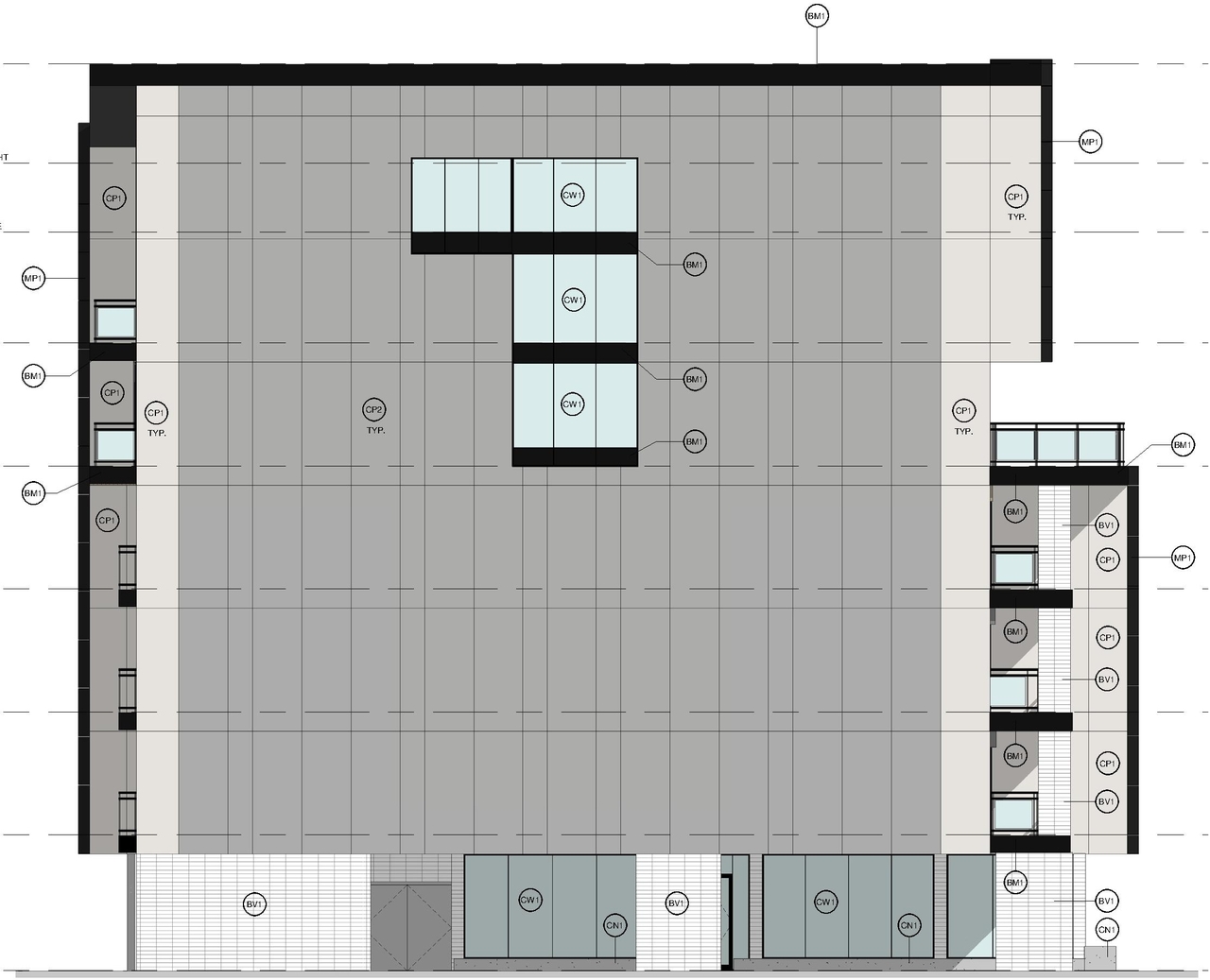 Floor plan for project from page 18 of the file '2024-07-23 - Urban Design Brief - D07-12-24-0067'