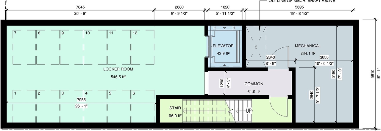Floor plan for project from page 25 of the file '2024-07-23 - Urban Design Brief - D07-12-24-0067'