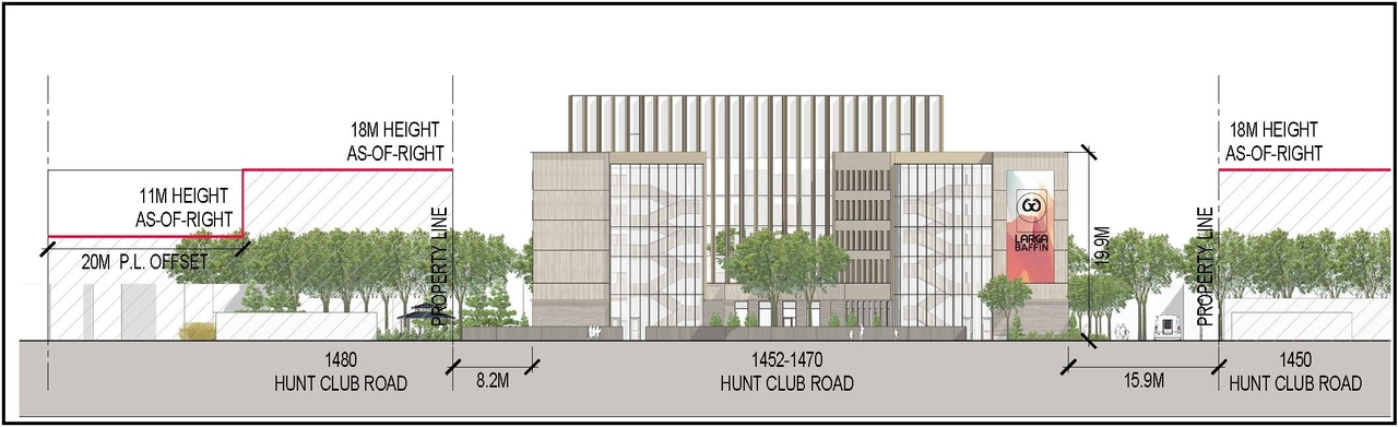 Rendering of building from page 13 of the file '2024-09-04 - Architectural Design Brief - D07-12-24-0068'