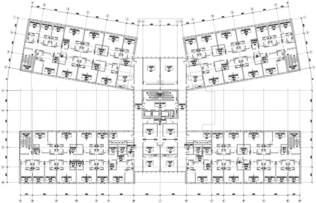 Floor plan for project from page 18 of the file '2024-09-04 - Architectural Design Brief - D07-12-24-0068'