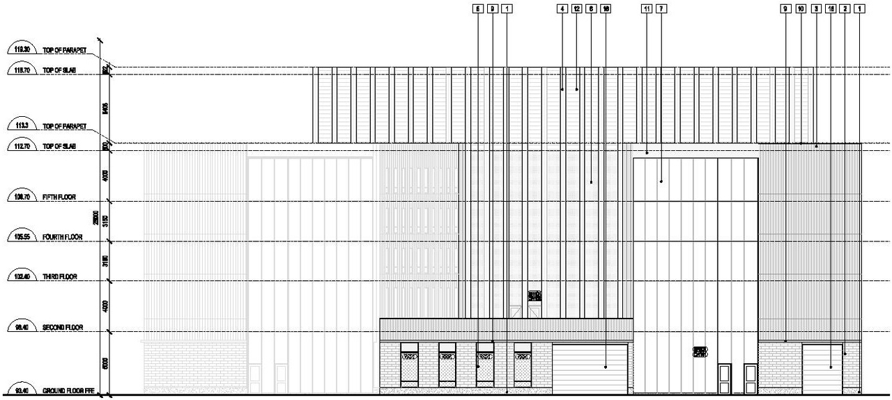 Rendering of building from page 23 of the file '2024-09-04 - Architectural Design Brief - D07-12-24-0068'