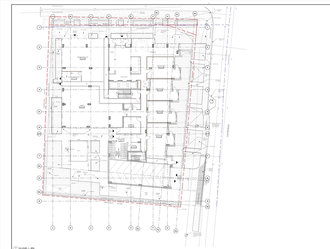 Floor plan for project from page 1 of the file '2024-11-04 - Floor Plan Level 1 - D07-12-24-0072'