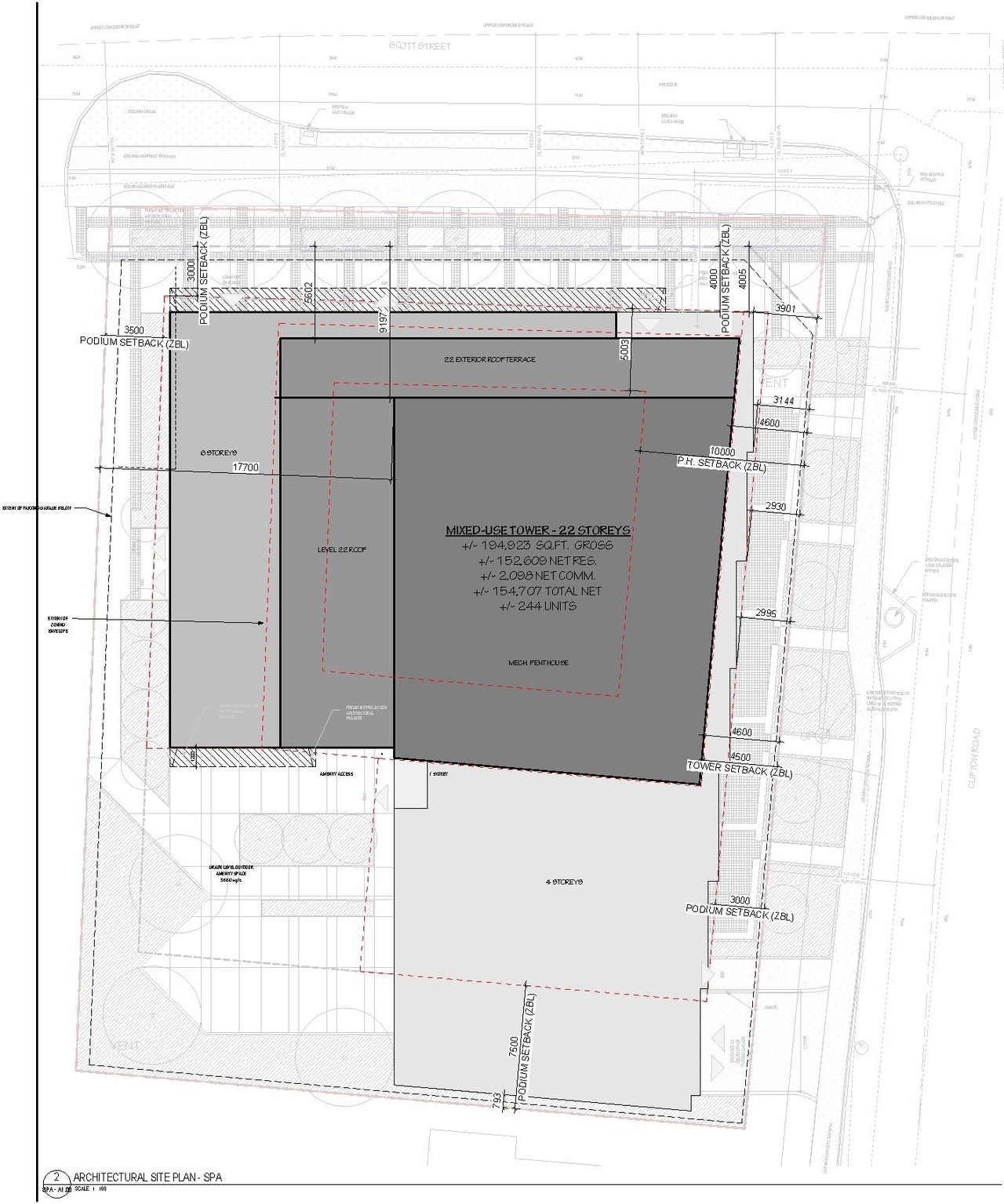 Construction site plan for project from page 5 of the file '2024-08-02 - Design Brief - D07-12-24-0072'