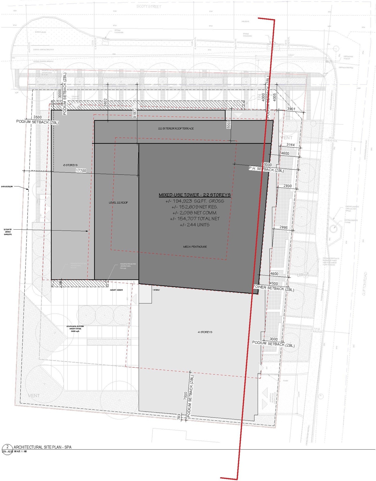 Construction site plan for project from page 18 of the file '2024-08-02 - Design Brief - D07-12-24-0072'