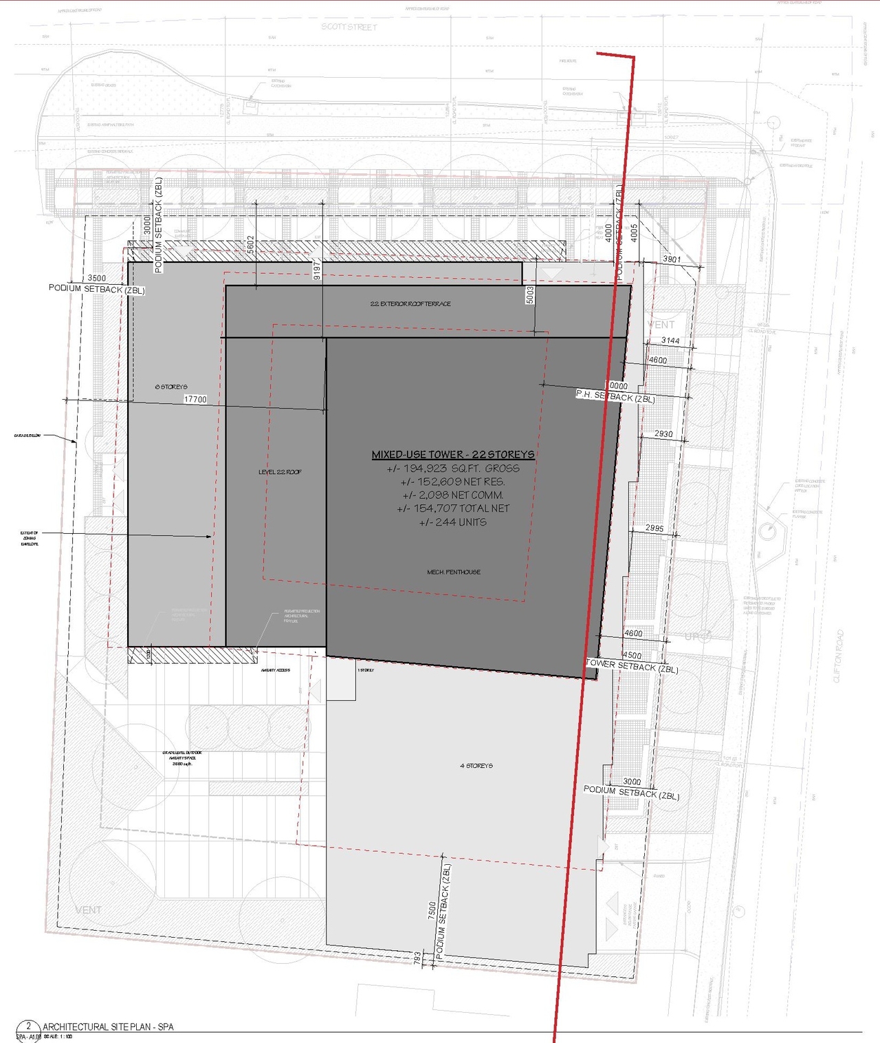 Construction site plan for project from page 18 of the file '2024-08-02 - Design Brief - D07-12-24-0072'