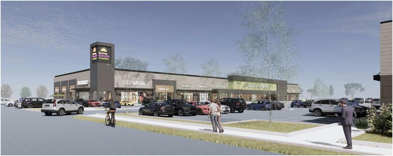 Rendering of building from page 13 of the file '2025-03-27 - Design Brief_TAES-r2 - D07-12-24-0076'