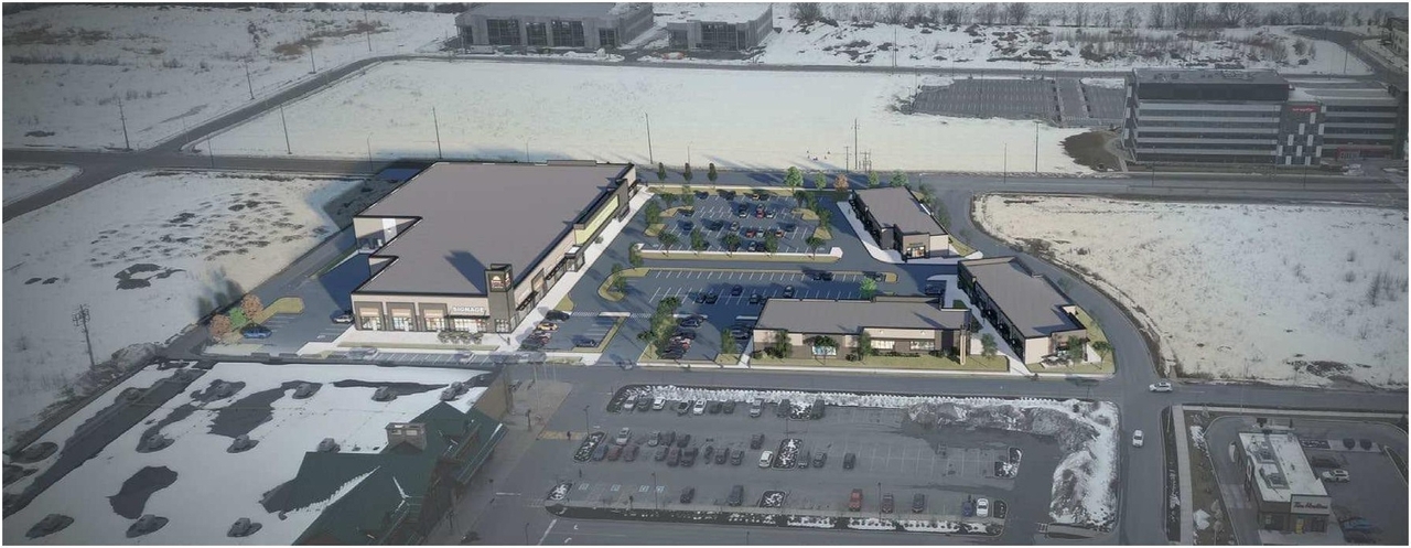 Rendering of building from page 13 of the file '2025-03-27 - Design Brief_TAES-r2 - D07-12-24-0076'