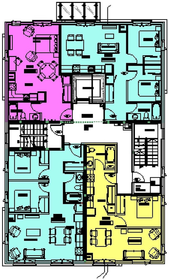 Floor plan for project from page 9 of the file '2025-03-31 - Urban Design Brief & Policy - D07-12-24-0078'