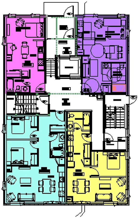 Floor plan for project from page 9 of the file '2025-03-31 - Urban Design Brief & Policy - D07-12-24-0078'