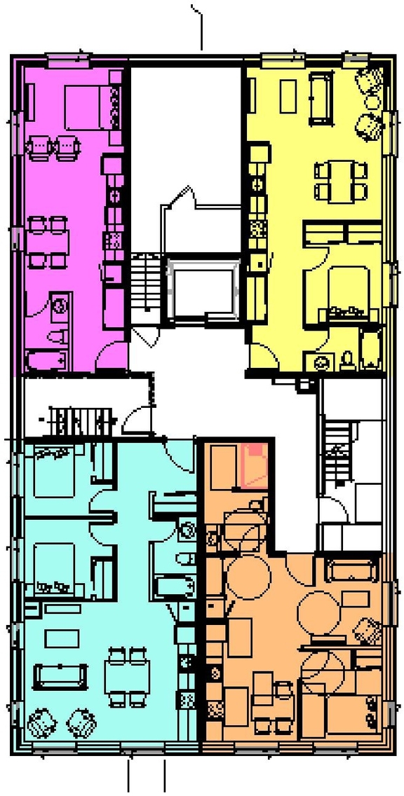 Floor plan for project from page 12 of the file '2025-03-31 - Urban Design Brief & Policy - D07-12-24-0078'