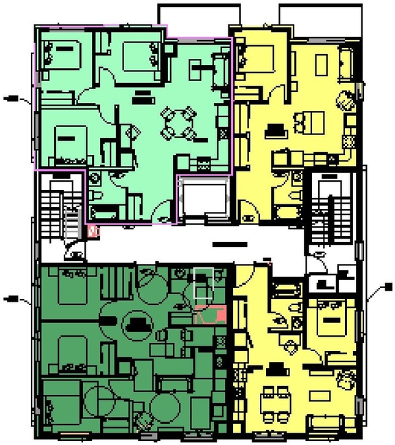 Floor plan for project from page 15 of the file '2025-03-31 - Urban Design Brief & Policy - D07-12-24-0078'