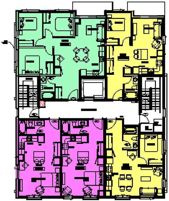 Floor plan for project from page 15 of the file '2025-03-31 - Urban Design Brief & Policy - D07-12-24-0078'