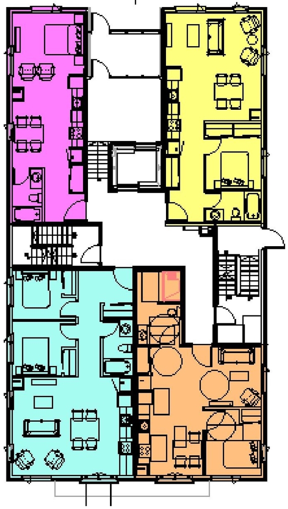 Floor plan for project from page 12 of the file '2025-03-31 - Urban Design Brief & Policy - D07-12-24-0079'