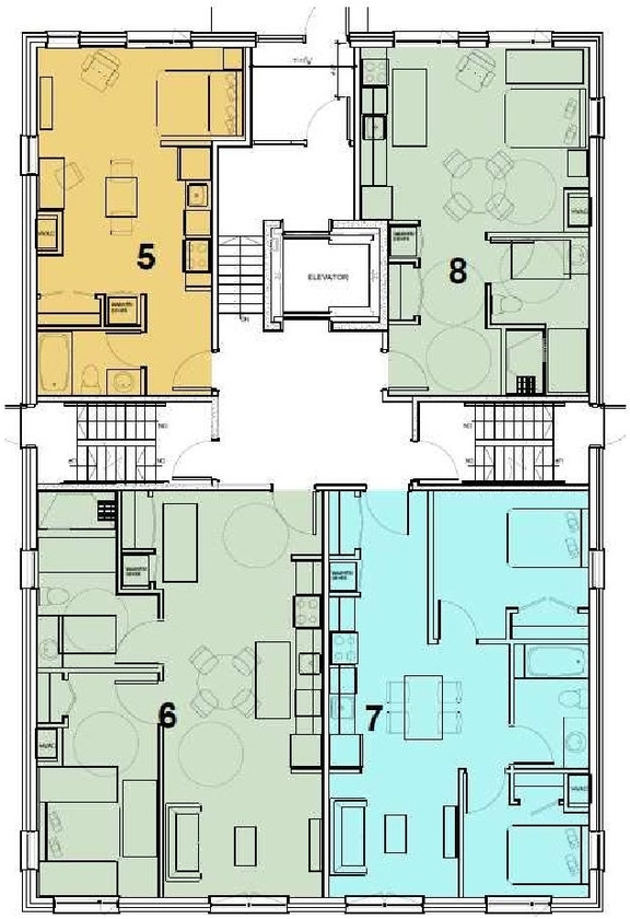 Floor plan for project from page 9 of the file '2024-11-04 - Urban Design Brief Policy - D07-12-24-0079'
