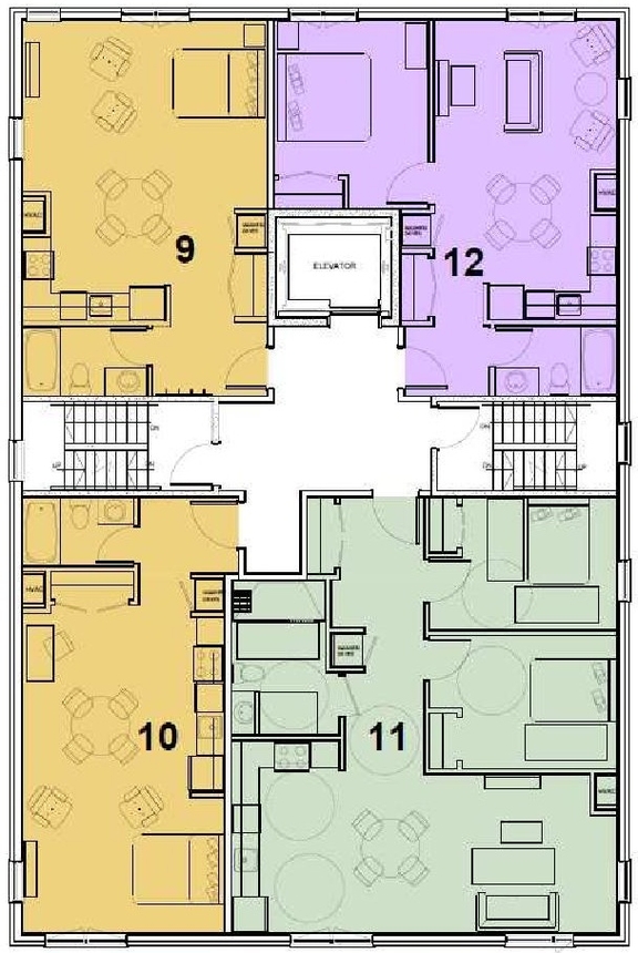 Floor plan for project from page 9 of the file '2024-11-04 - Urban Design Brief Policy - D07-12-24-0079'