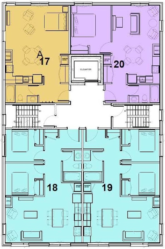 Floor plan for project from page 9 of the file '2024-11-04 - Urban Design Brief Policy - D07-12-24-0079'