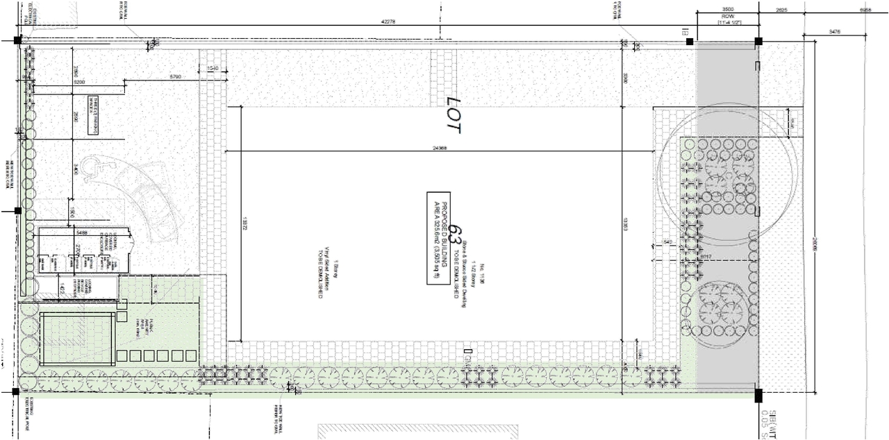Construction site plan for project from page 11 of the file '2024-11-04 - Urban Design Brief Policy - D07-12-24-0079'