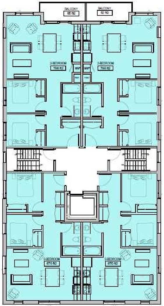 Floor plan for project from page 12 of the file '2024-11-04 - Urban Design Brief Policy - D07-12-24-0079'