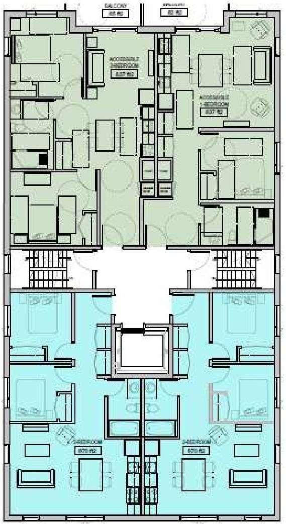 Floor plan for project from page 12 of the file '2024-11-04 - Urban Design Brief Policy - D07-12-24-0079'