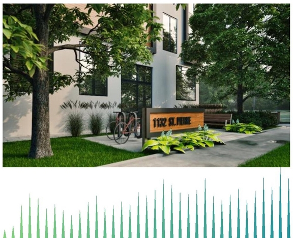 Rendering of building from page 5 of the file '2024-11-04 - Urban Design Brief Policy - D07-12-24-0080'