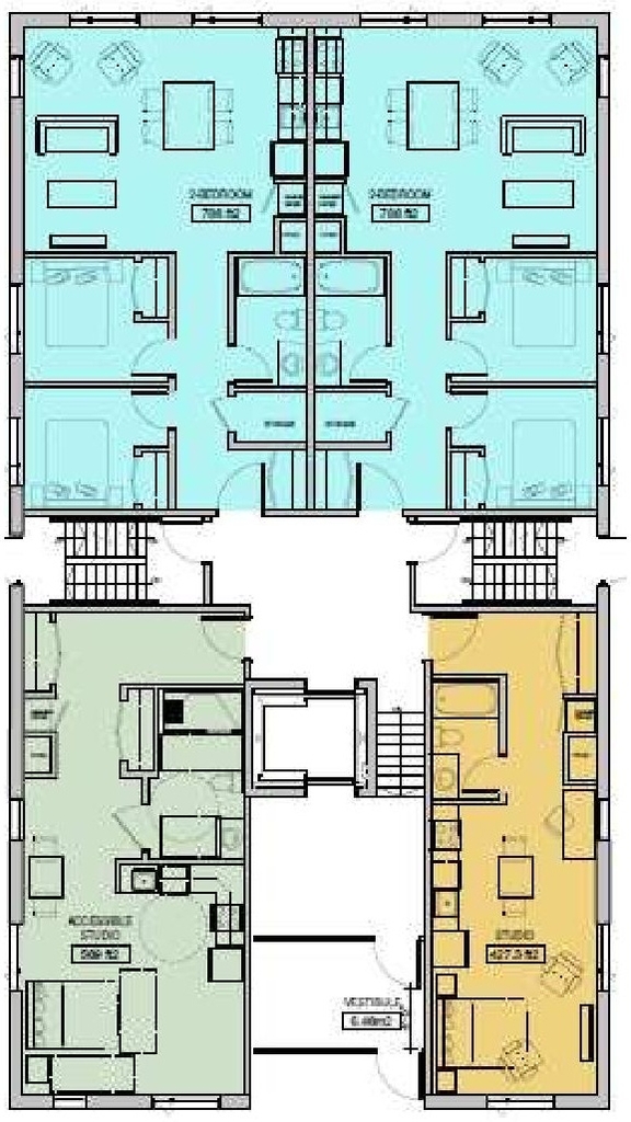 Floor plan for project from page 12 of the file '2024-11-04 - Urban Design Brief Policy - D07-12-24-0080'