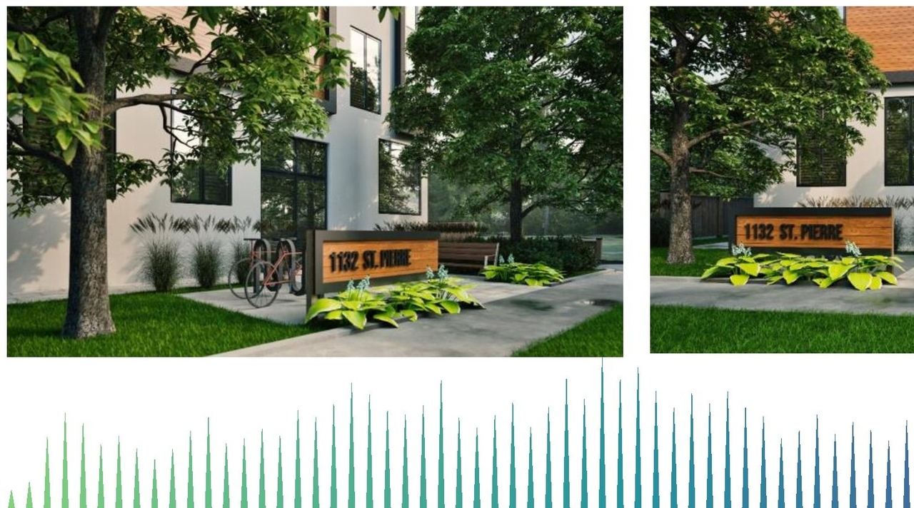 Rendering of building from page 5 of the file '2024-08-08 - Urban Design & Policy Brief - D07-12-24-0080'