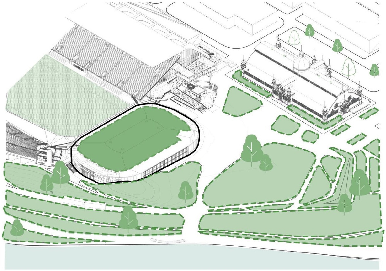 Construction site plan for project from page 34 of the file '2024-08-08 - Urban Design Review Panel Report - D07-12-24-0082'