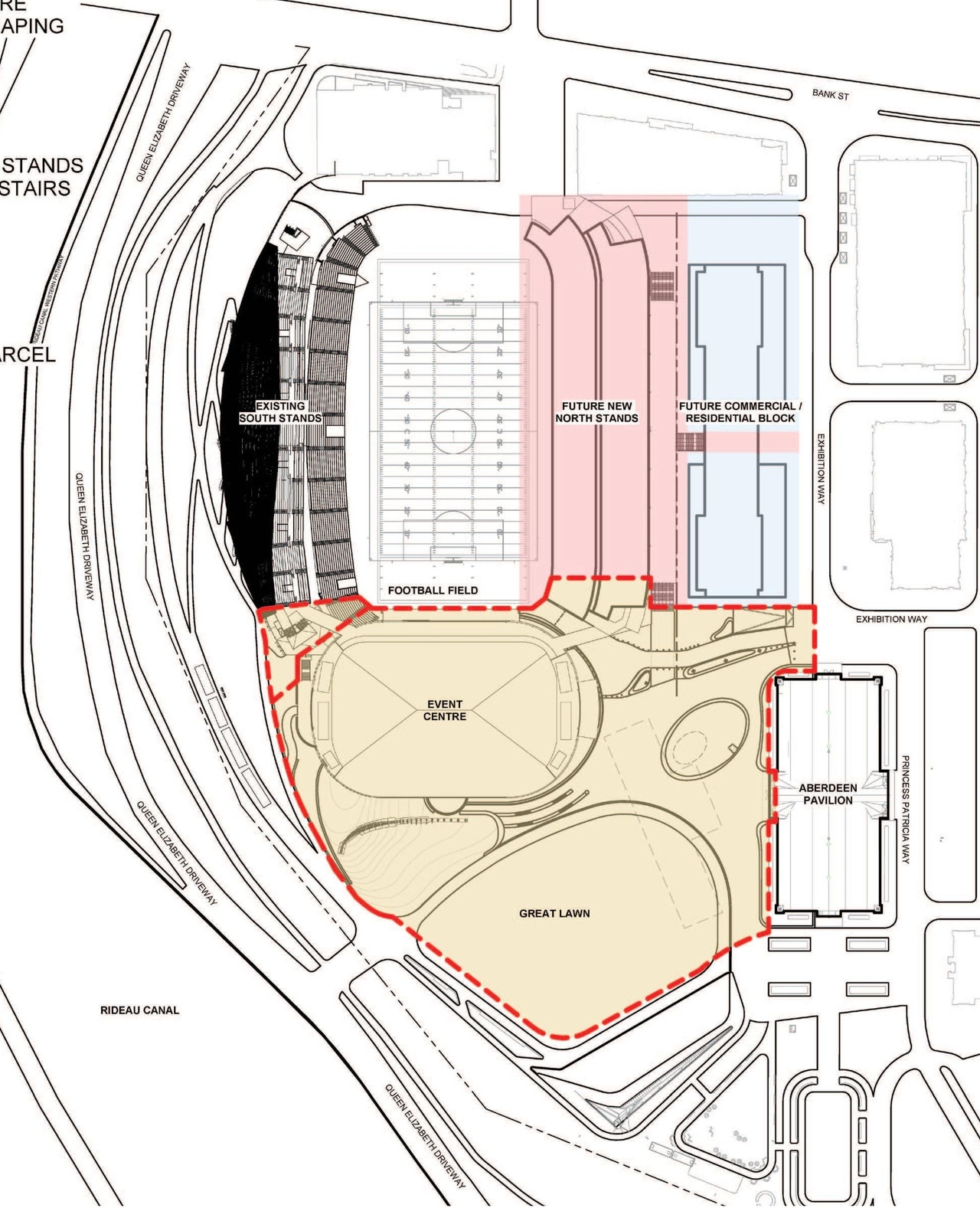 Construction site plan for project from page 41 of the file '2024-08-08 - Urban Design Review Panel Report - D07-12-24-0082'