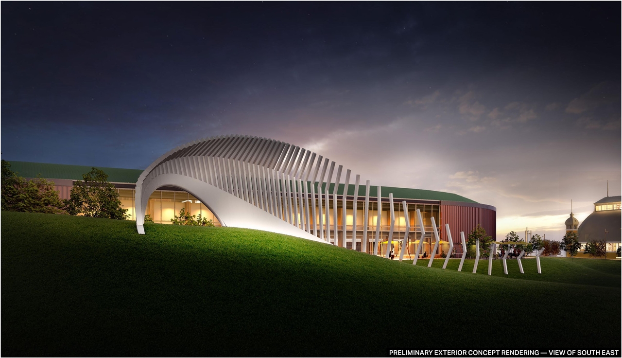 Rendering of building from page 18 of the file '2024-09-10 - Urban Design Review Panel Report - Rev 1 - D07-12-24-0082'
