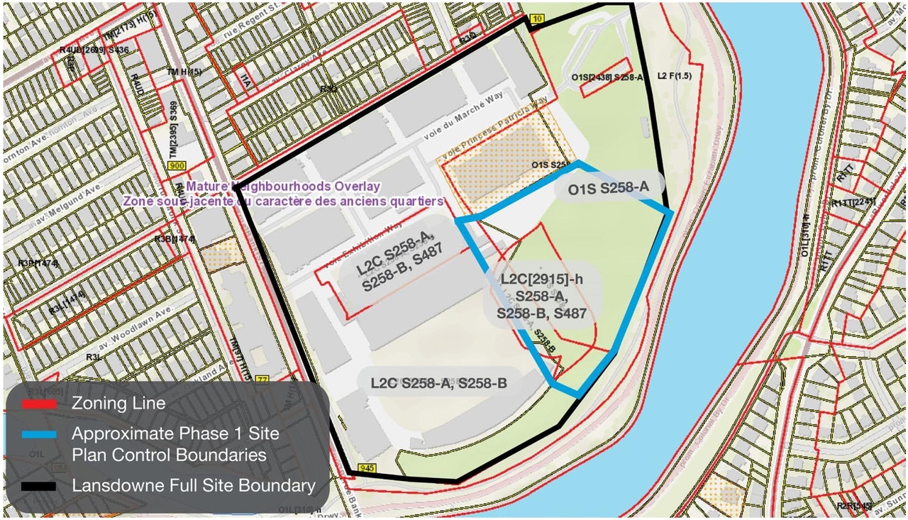 Construction site plan for project from page 22 of the file '2024-09-10 - Urban Design Review Panel Report - Rev 1 - D07-12-24-0082'