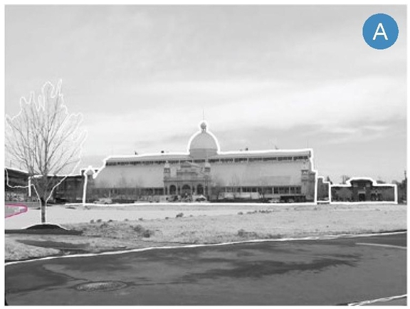 Rendering of building from page 27 of the file '2024-09-10 - Urban Design Review Panel Report - Rev 1 - D07-12-24-0082'