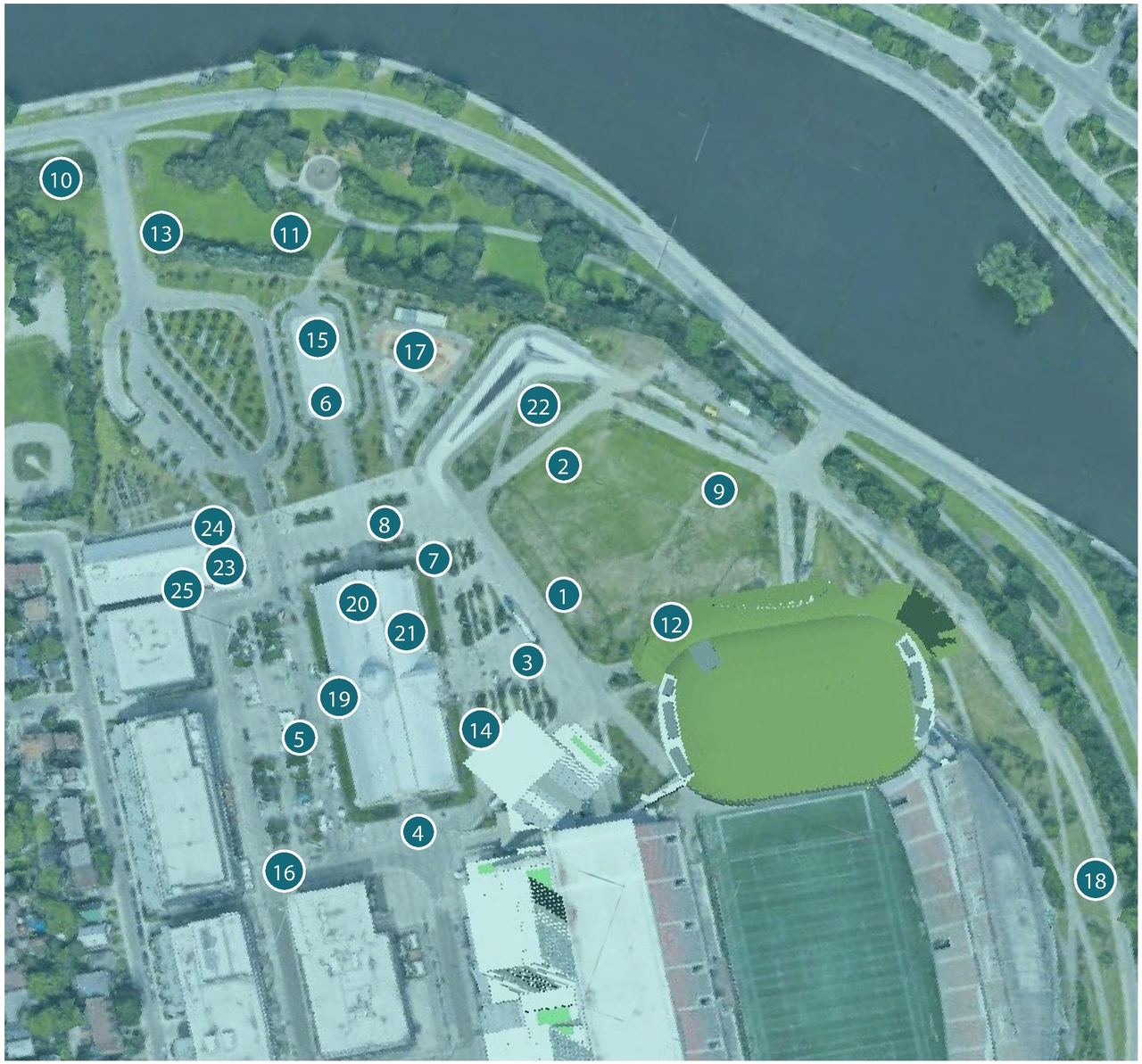 Construction site plan for project from page 32 of the file '2024-09-10 - Urban Design Review Panel Report - Rev 1 - D07-12-24-0082'