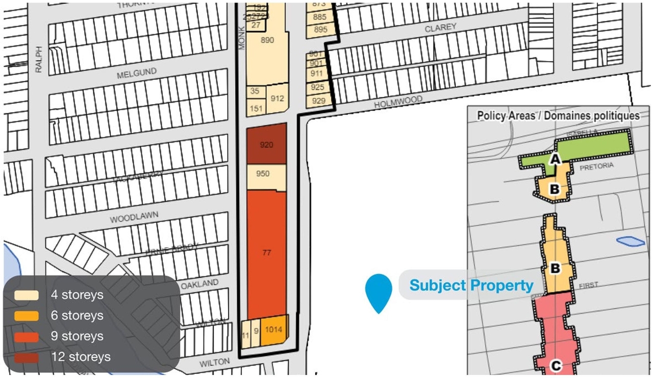Construction site plan for project from page 35 of the file '2024-09-10 - Urban Design Review Panel Report - Rev 1 - D07-12-24-0082'