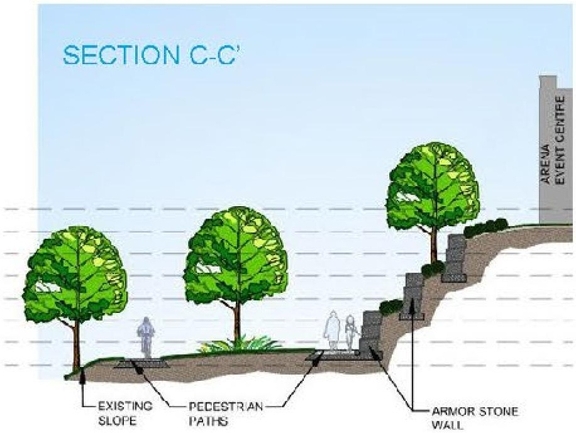 Construction site plan for project from page 39 of the file '2024-09-10 - Urban Design Review Panel Report - Rev 1 - D07-12-24-0082'