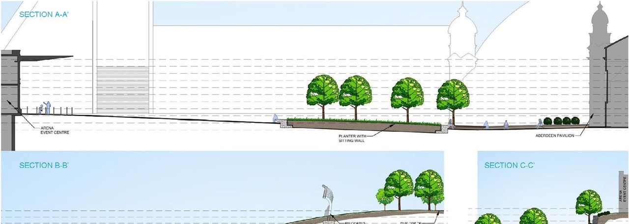 Construction site plan for project from page 39 of the file '2024-09-10 - Urban Design Review Panel Report - Rev 1 - D07-12-24-0082'