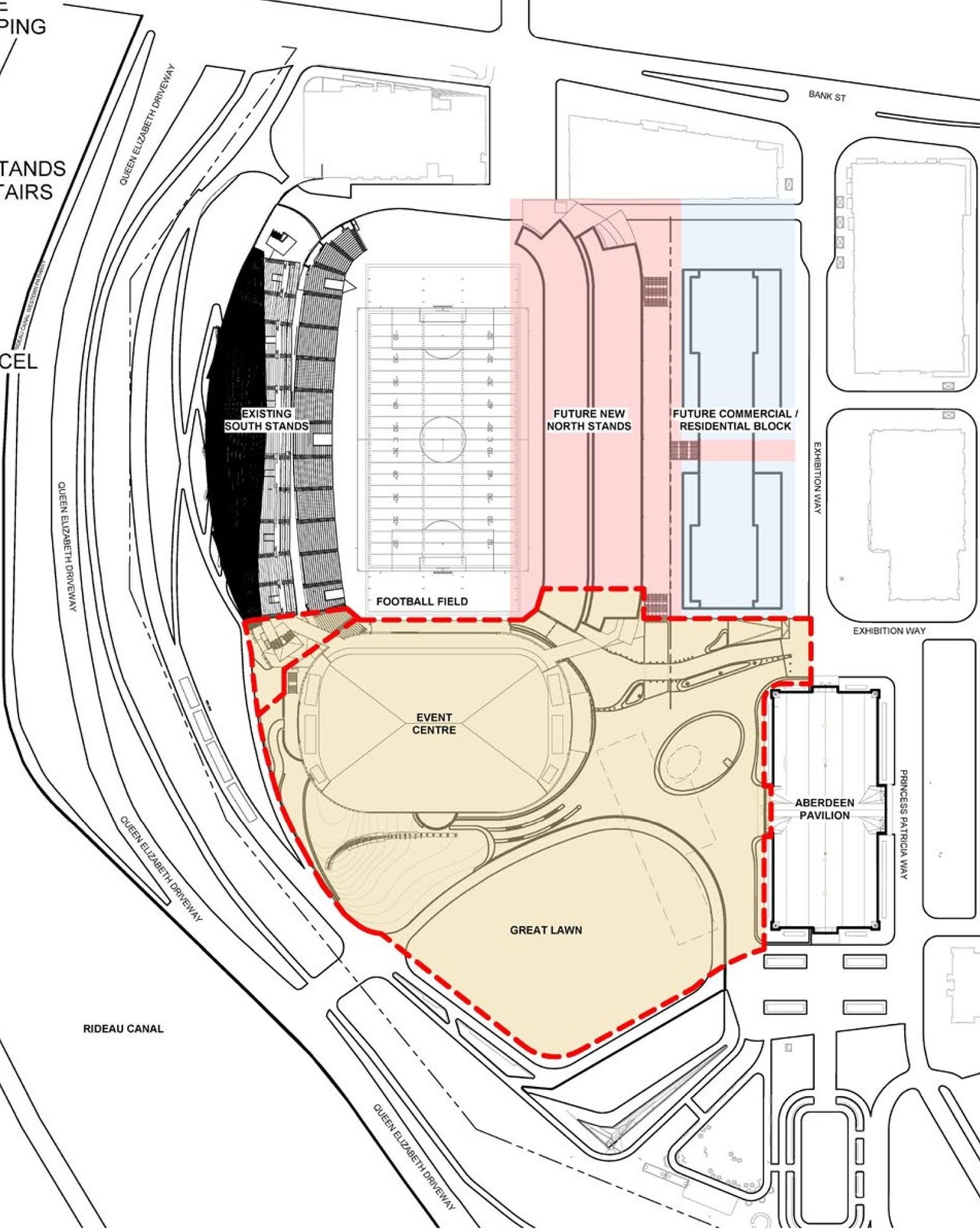 Construction site plan for project from page 43 of the file '2024-09-10 - Urban Design Review Panel Report - Rev 1 - D07-12-24-0082'
