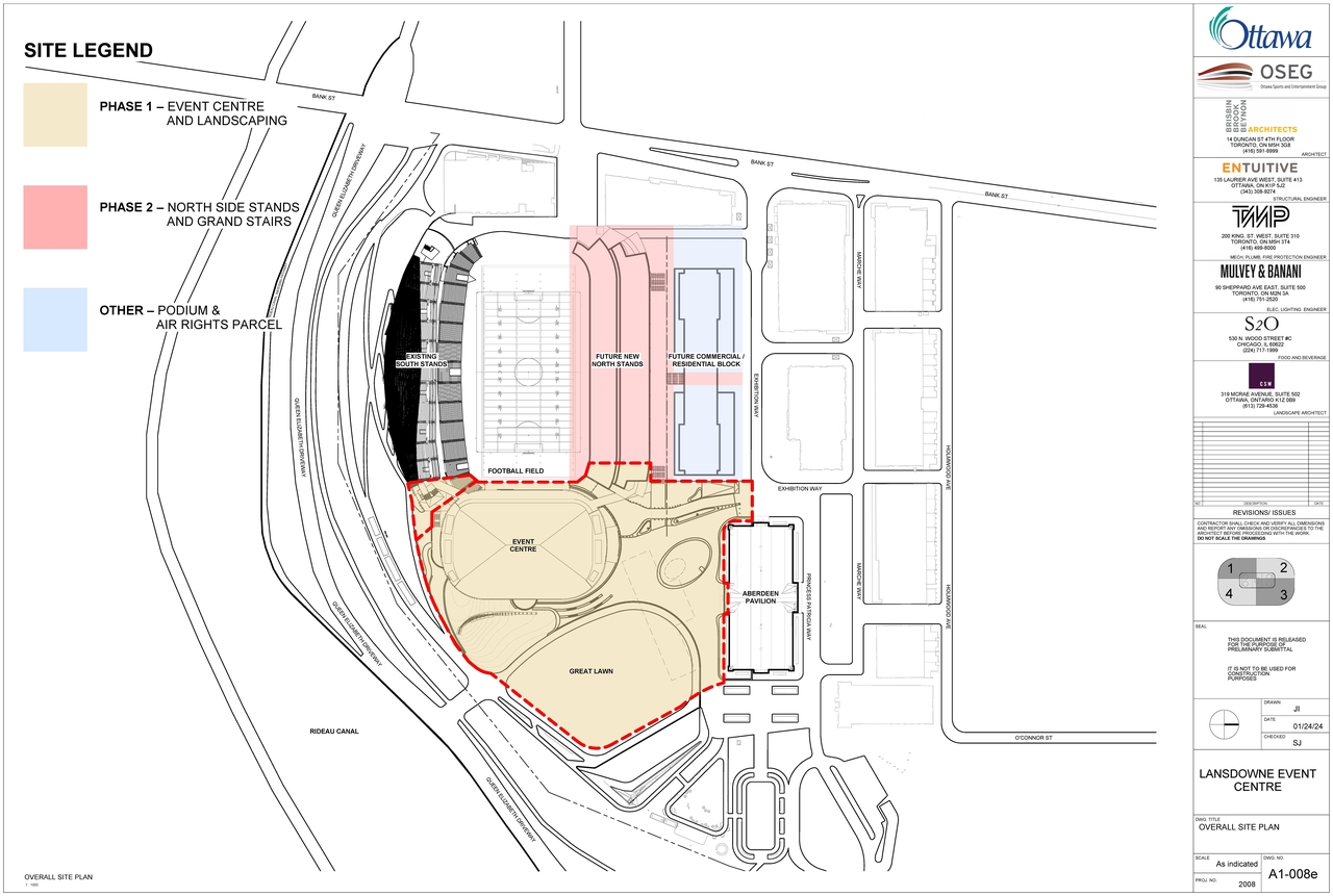 Construction site plan for project from page 49 of the file '2024-09-10 - Urban Design Review Panel Report - Rev 1 - D07-12-24-0082'