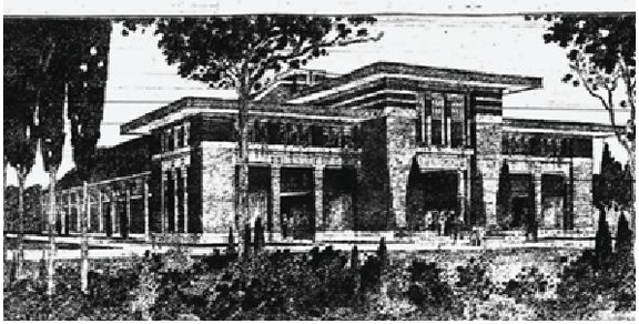 Rendering of building from page 137 of the file '2024-09-10 - Urban Design Review Panel Report - Rev 1 - D07-12-24-0082'