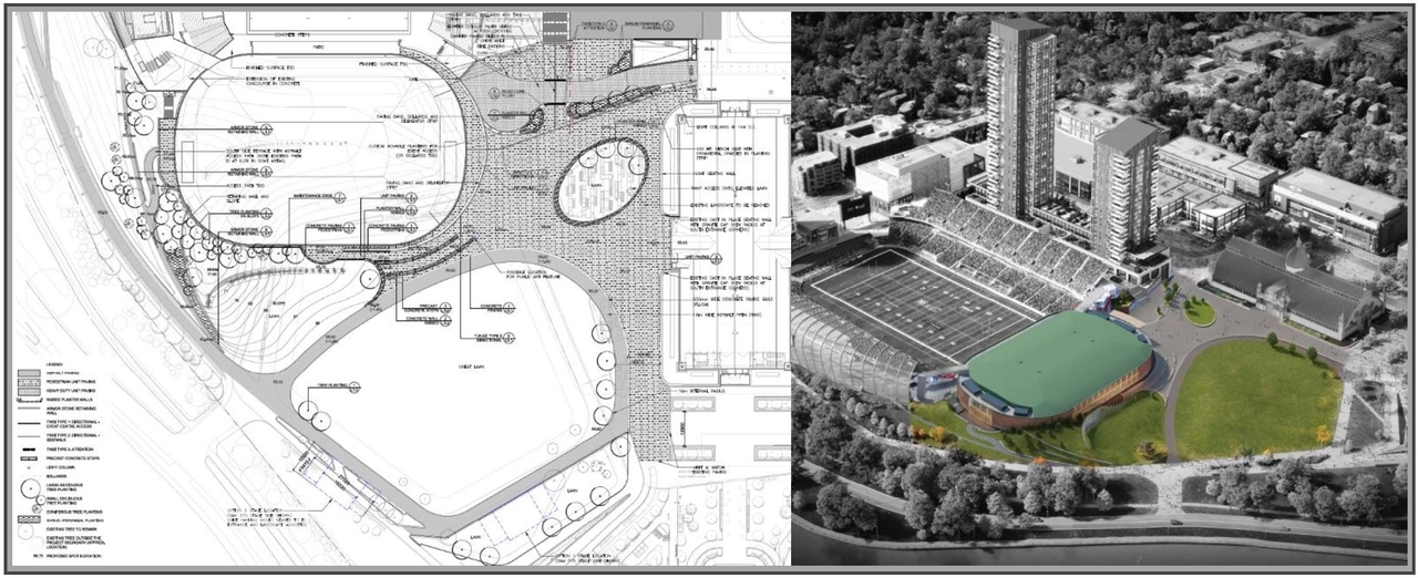 Construction site plan for project from page 181 of the file '2024-09-10 - Urban Design Review Panel Report - Rev 1 - D07-12-24-0082'