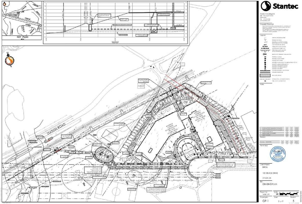 Construction site plan for project from page 43 of the file '2024-08-12 - Urban Design Brief - D07-12-24-0086'