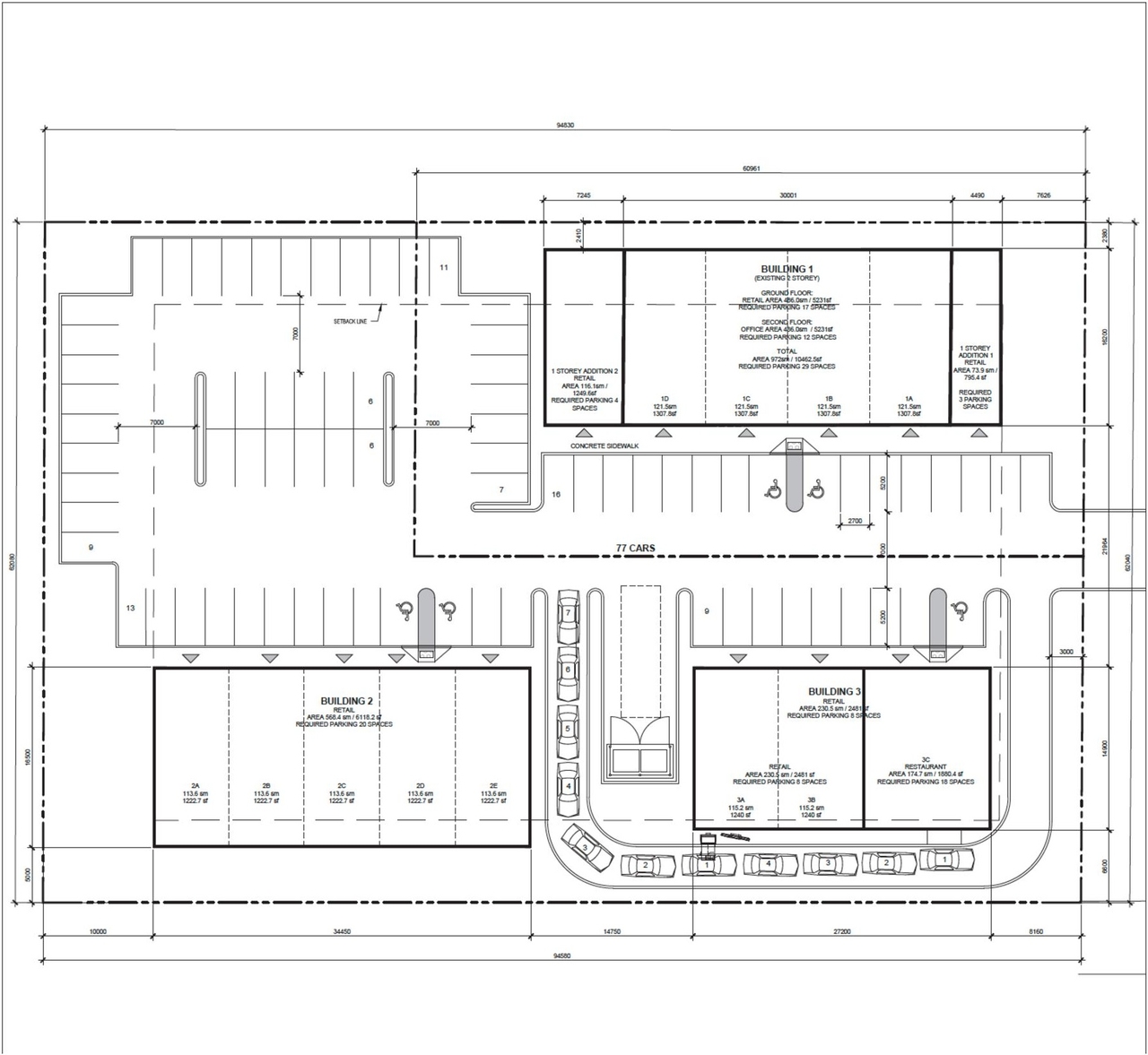 Floor plan for project from page 40 of the file '2024-08-20 - Urban Design Brief - D07-12-24-0089'