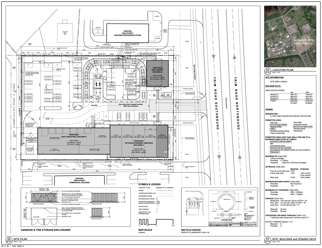 Construction site plan for project from page 48 of the file '2024-08-20 - Urban Design Brief - D07-12-24-0089'