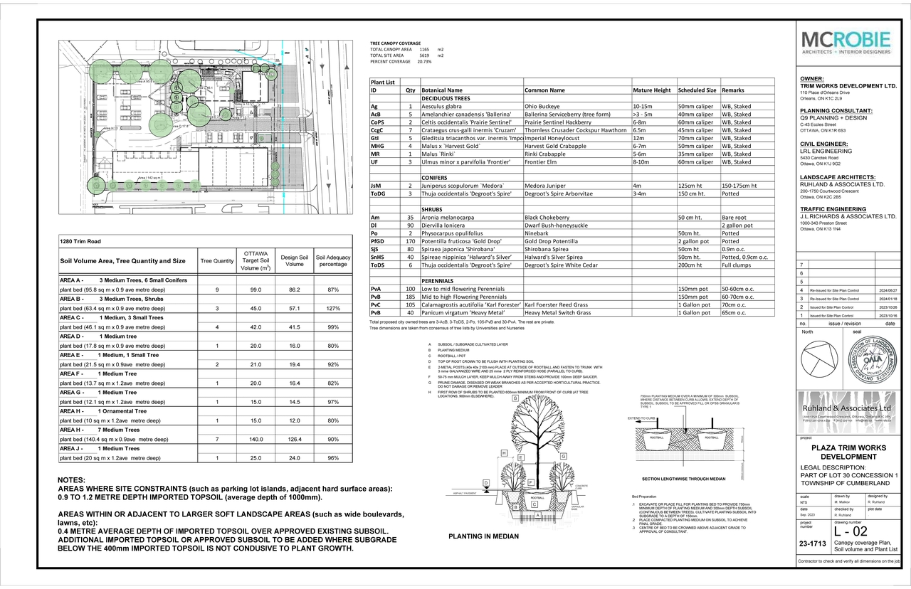 Construction site plan for project from page 51 of the file '2024-08-20 - Urban Design Brief - D07-12-24-0089'