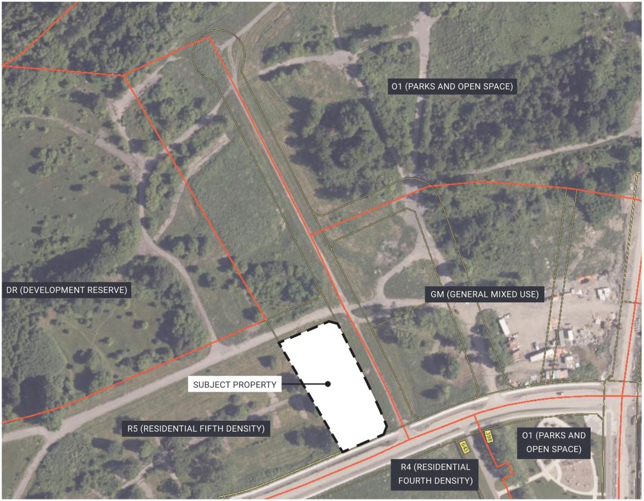 Construction site plan for project from page 5 of the file '2024-08-21 - Design Brief - D07-12-24-0090'
