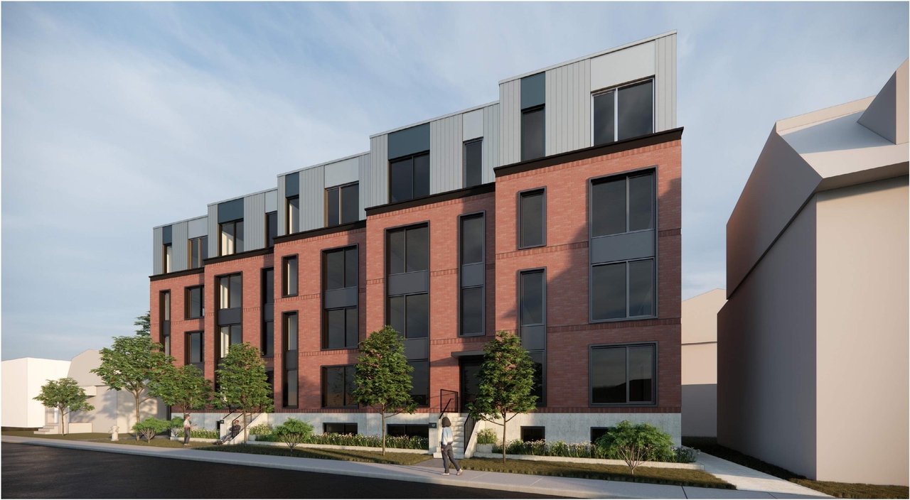 Rendering of building from page 6 of the file '2024-08-27 - Design Brief - D07-12-24-0095'