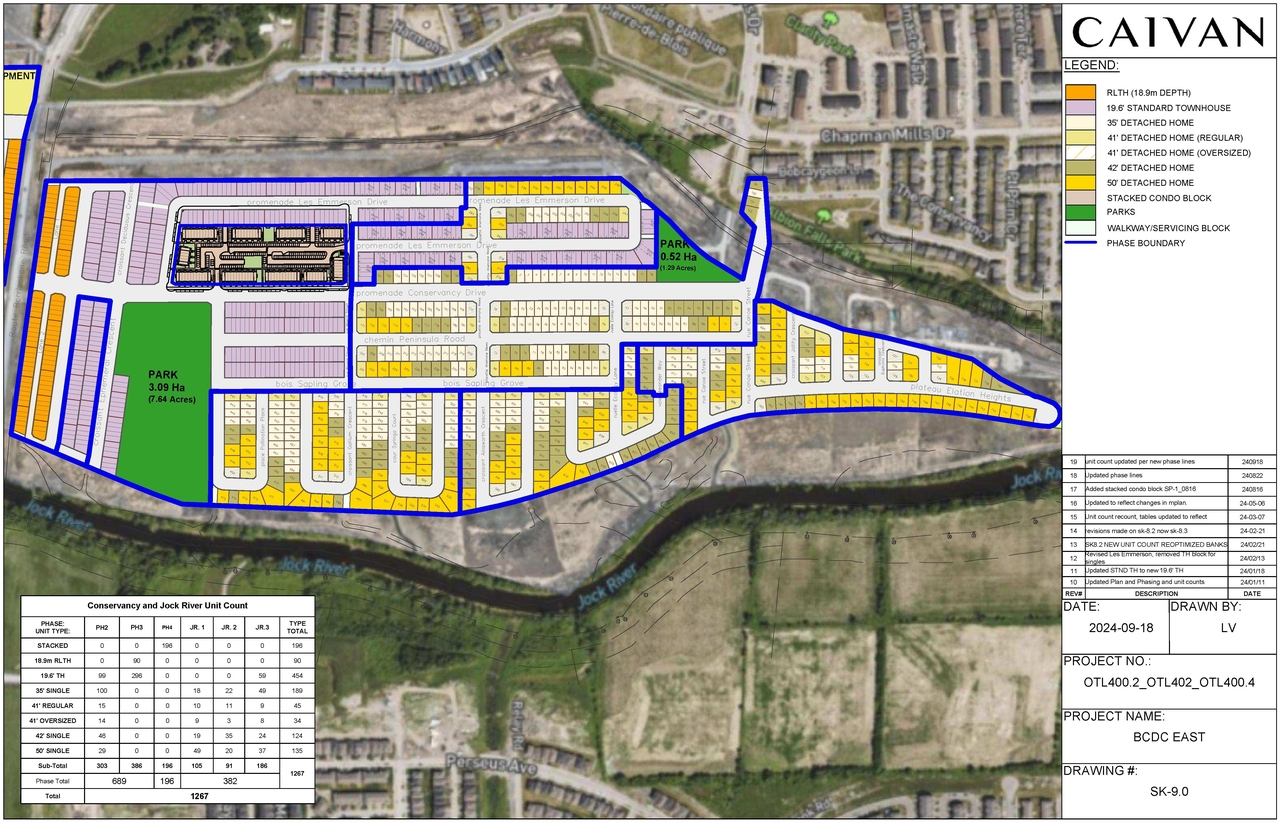 Construction site plan for project from page 40 of the file '2025-01-27 - Design Brief - D07-12-24-0097'