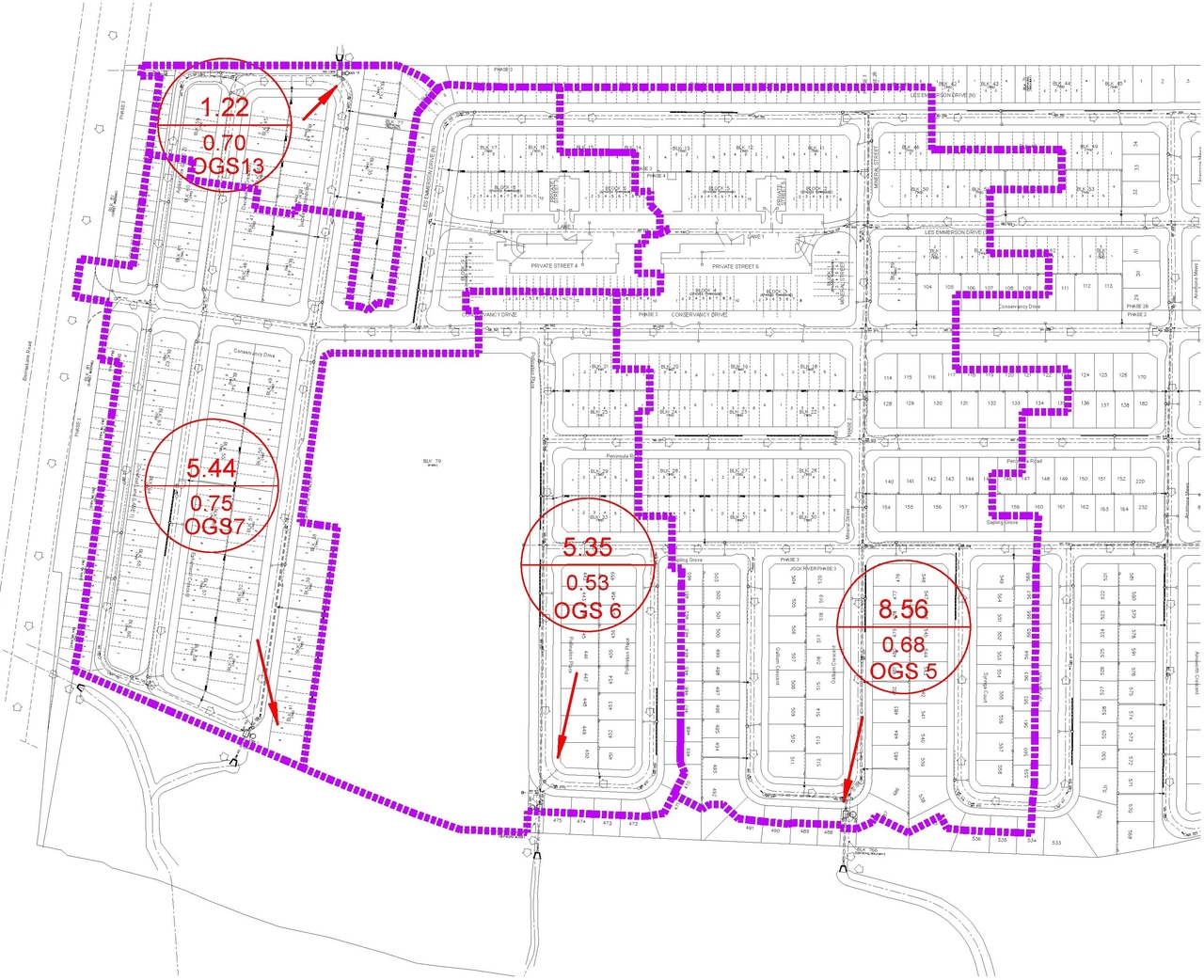 Construction site plan for project from page 76 of the file '2025-01-27 - Design Brief - D07-12-24-0097'