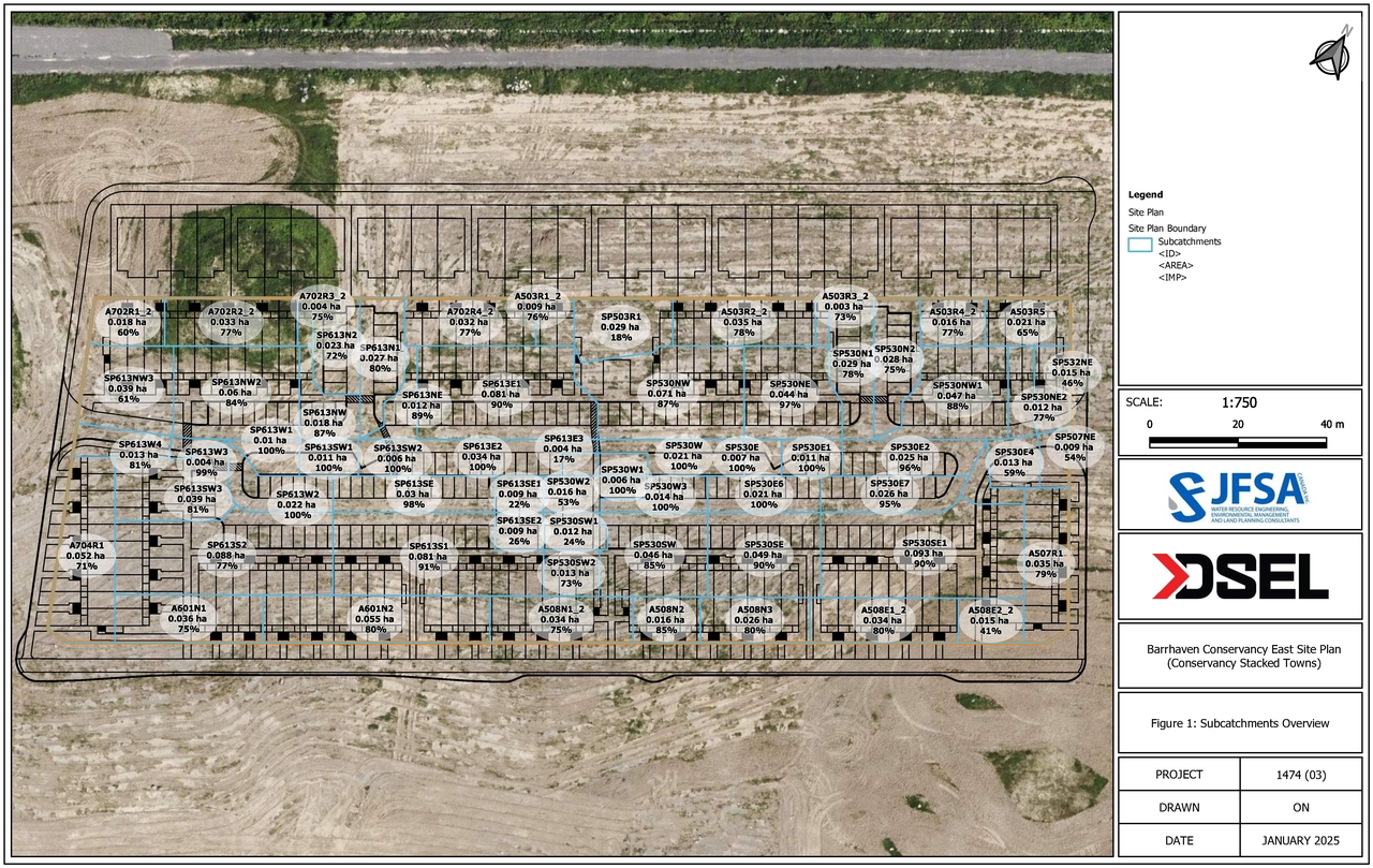 Construction site plan for project from page 89 of the file '2025-01-27 - Design Brief - D07-12-24-0097'