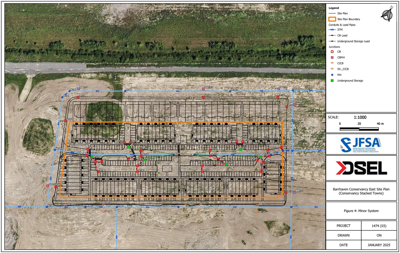 Construction site plan for project from page 92 of the file '2025-01-27 - Design Brief - D07-12-24-0097'